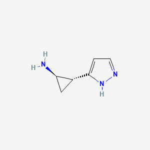 (1R,2R)-2-(1H-Pyrazol-3-yl)cyclopropan-1-amine