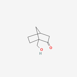 molecular formula C8H12O2 B13562978 1-(Hydroxymethyl)bicyclo[2.2.1]heptan-2-one 