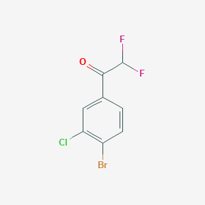 1-(4-Bromo-3-chlorophenyl)-2,2-difluoroethanone