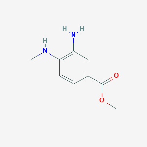 molecular formula C9H12N2O2 B1356302 3-氨基-4-(甲基氨基)苯甲酸甲酯 CAS No. 66315-16-0
