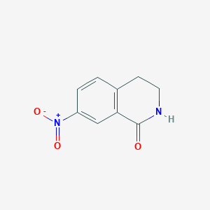 molecular formula C9H8N2O3 B1356304 7-硝基-3,4-二氢异喹啉-1(2H)-酮 CAS No. 22245-96-1