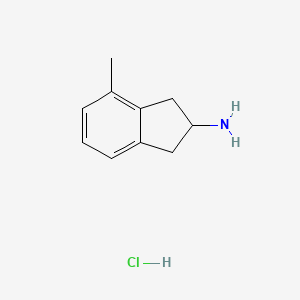 4-methyl-2,3-dihydro-1H-inden-2-aminehydrochloride