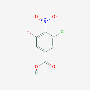 3-Chloro-5-fluoro-4-nitrobenzoic acid