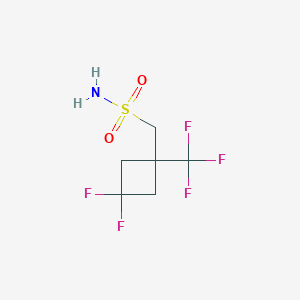 [3,3-Difluoro-1-(trifluoromethyl)cyclobutyl]methanesulfonamide