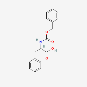 molecular formula C18H19NO4 B13563200 2-{[(Benzyloxy)carbonyl]amino}-3-(4-methylphenyl)propanoic acid CAS No. 17191-48-9