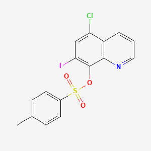 8-Quinolinol, 5-chloro-7-iodo-, 4-methylbenzenesulfonate (ester)