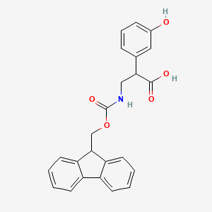 3-({[(9H-fluoren-9-yl)methoxy]carbonyl}amino)-2-(3-hydroxyphenyl)propanoicacid