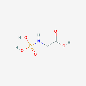 molecular formula C2H6NO5P B13563354 Glycine, N-phosphono- CAS No. 5259-81-4