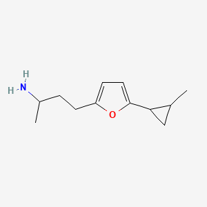 4-(5-(2-Methylcyclopropyl)furan-2-yl)butan-2-amine