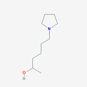 6-(Pyrrolidin-1-yl)hexan-2-ol