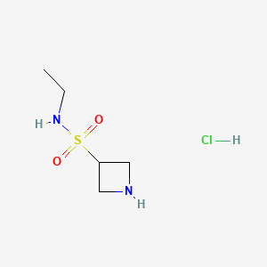 molecular formula C5H13ClN2O2S B13563451 N-ethylazetidine-3-sulfonamide hydrochloride 