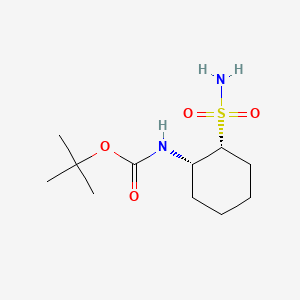 tert-butyl N-[(1S,2R)-2-sulfamoylcyclohexyl]carbamate