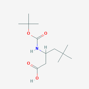 3-{[(Tert-butoxy)carbonyl]amino}-5,5-dimethylhexanoic acid