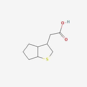 2-{hexahydro-2H-cyclopenta[b]thiophen-3-yl}aceticacid,Mixtureofdiastereomers