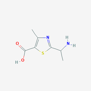 2-(1-Aminoethyl)-4-methylthiazole-5-carboxylic acid