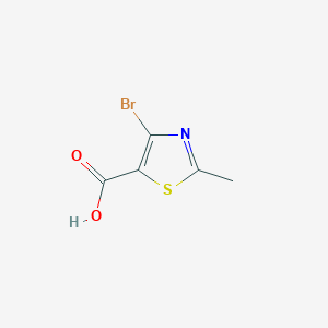 molecular formula C5H4BrNO2S B13563722 4-Bromo-2-methyl-1,3-thiazole-5-carboxylicacid 