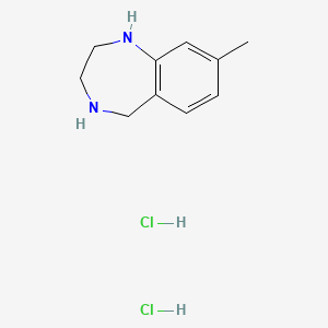 8-methyl-2,3,4,5-tetrahydro-1H-1,4-benzodiazepinedihydrochloride