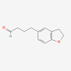 4-(2,3-Dihydrobenzofuran-5-yl)butanal