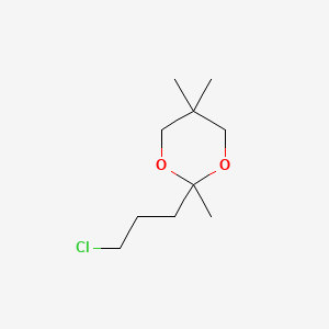 molecular formula C10H19ClO2 B1356396 2-(3-氯丙基)-2,5,5-三甲基-1,3-二噁烷 CAS No. 88128-57-8