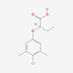 molecular formula C12H15ClO3 B1356403 2-(4-Chloro-3,5-dimethylphenoxy)butanoic acid CAS No. 70921-52-7