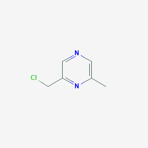 molecular formula C6H7ClN2 B1356407 2-(Chloromethyl)-6-methylpyrazine CAS No. 81831-69-8