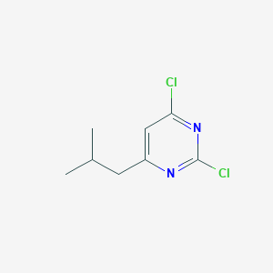 molecular formula C8H10Cl2N2 B13564120 2,4-Dichloro-6-isobutylpyrimidine 