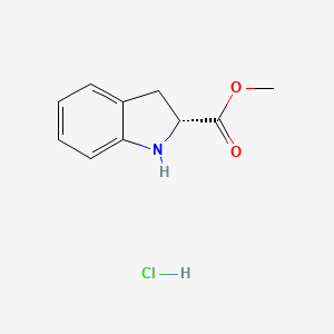 methyl (2R)-indoline-2-carboxylate;hydrochloride