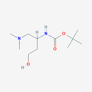 tert-Butyl (1-(dimethylamino)-4-hydroxybutan-2-yl)carbamate