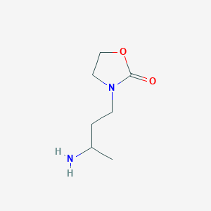 3-(3-Aminobutyl)oxazolidin-2-one