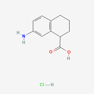 7-Amino-1,2,3,4-tetrahydronaphthalene-1-carboxylic acid hydrochloride