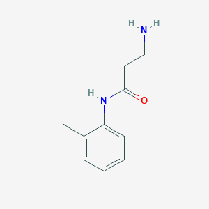 molecular formula C10H14N2O B1356459 3-Amino-N-(o-tolyl)propanamide 