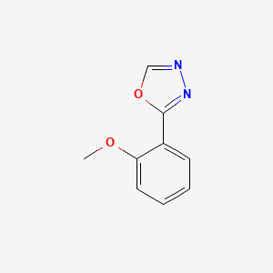 molecular formula C9H8N2O2 B1356460 2-(2-Methoxyphenyl)-1,3,4-oxadiazole CAS No. 42966-95-0