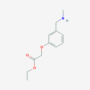 Ethyl 2-(3-((methylamino)methyl)phenoxy)acetate