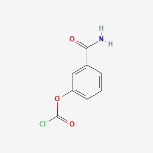 3-Carbamoylphenyl chloroformate