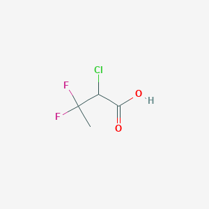 2-Chloro-3,3-difluorobutanoic acid