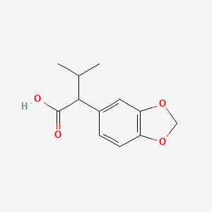 2-(Benzo[d][1,3]dioxol-5-yl)-3-methylbutanoic acid