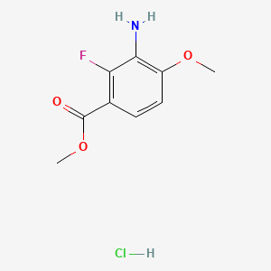 Methyl 3-amino-2-fluoro-4-methoxybenzoate hydrochloride