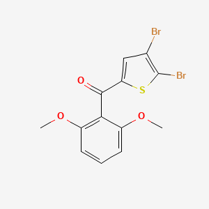 (4,5-Dibromothiophen-2-yl)(2,6-dimethoxyphenyl)methanone