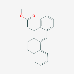 molecular formula C21H16O2 B135647 苯并[a]蒽-7-乙酸甲酯 CAS No. 63018-40-6