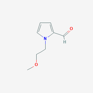 molecular formula C8H11NO2 B1356474 1-(2-methoxyethyl)-1H-pyrrole-2-carbaldehyde CAS No. 573720-38-4
