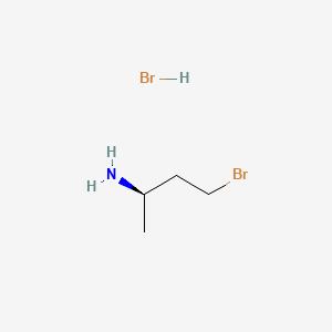 molecular formula C4H11Br2N B13564771 (2R)-4-bromobutan-2-aminehydrobromide CAS No. 2803755-67-9