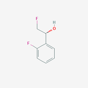 molecular formula C8H8F2O B13564786 (R)-2-Fluoro-1-(2-fluorophenyl)ethan-1-ol 