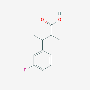 3-(3-Fluorophenyl)-2-methylbutanoic acid