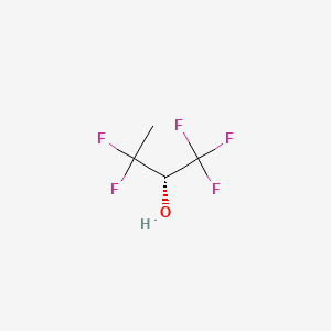 molecular formula C4H5F5O B13564793 (R)-1,1,1,3,3-Pentafluorobutan-2-ol 