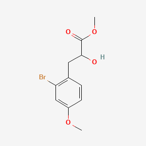 Methyl 3-(2-bromo-4-methoxyphenyl)-2-hydroxypropanoate