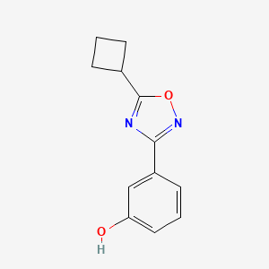 3-(5-Cyclobutyl-1,2,4-oxadiazol-3-yl)phenol