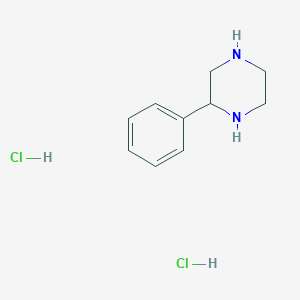 molecular formula C10H16Cl2N2 B1356485 二苯并哌嗪二盐酸盐 CAS No. 872139-22-5