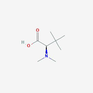 molecular formula C8H17NO2 B13564861 (2R)-2-(dimethylamino)-3,3-dimethylbutanoic acid 