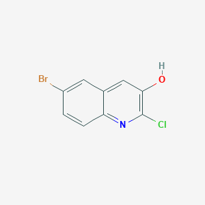 6-Bromo-2-chloroquinolin-3-ol