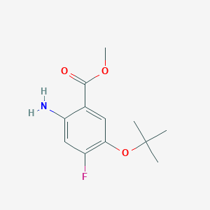 Methyl 2-amino-5-(tert-butoxy)-4-fluorobenzoate